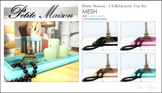 {Petite Maison} L'Eiffel Tower Jewelry Tray